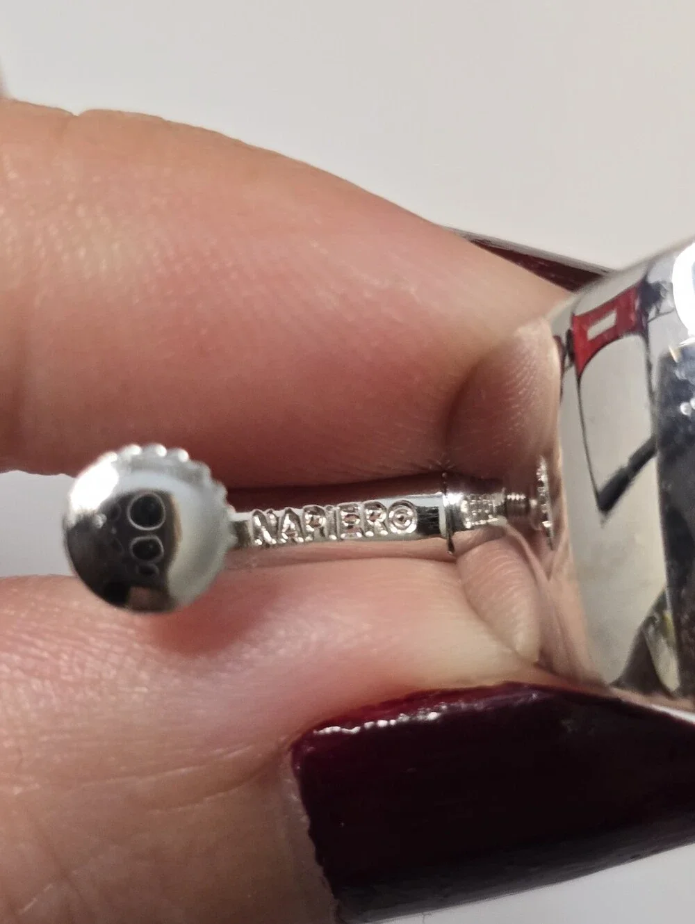 Napier Polished Silver-Tone Sculptural Clip-On Earrings